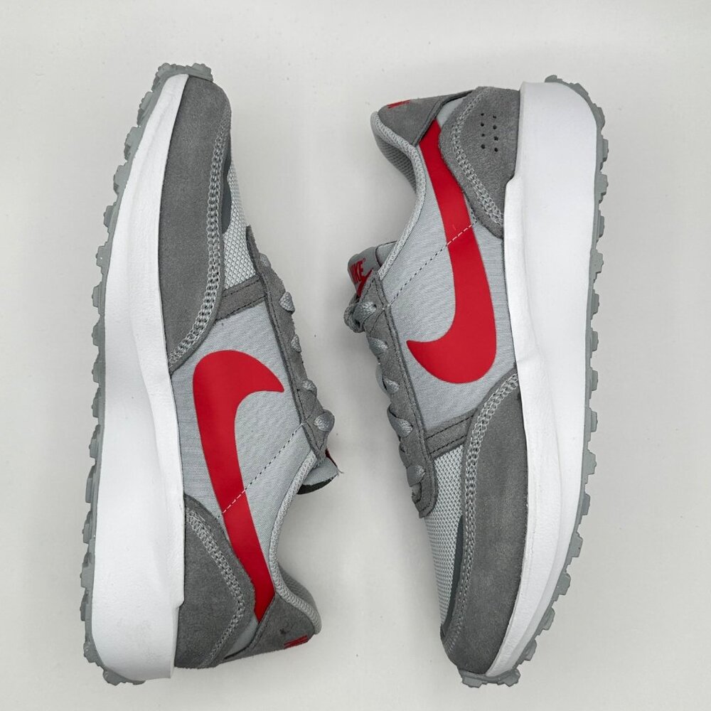 Nike Waffle NAV  Wolf Grey University Red FJ4195-004 Size Women's 7.5  / Men's 6 - Picture 7 of 12